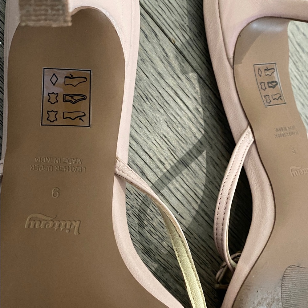 Kitteny Pink Strappy Mid-Heel Sandals - Picture 5 of 5